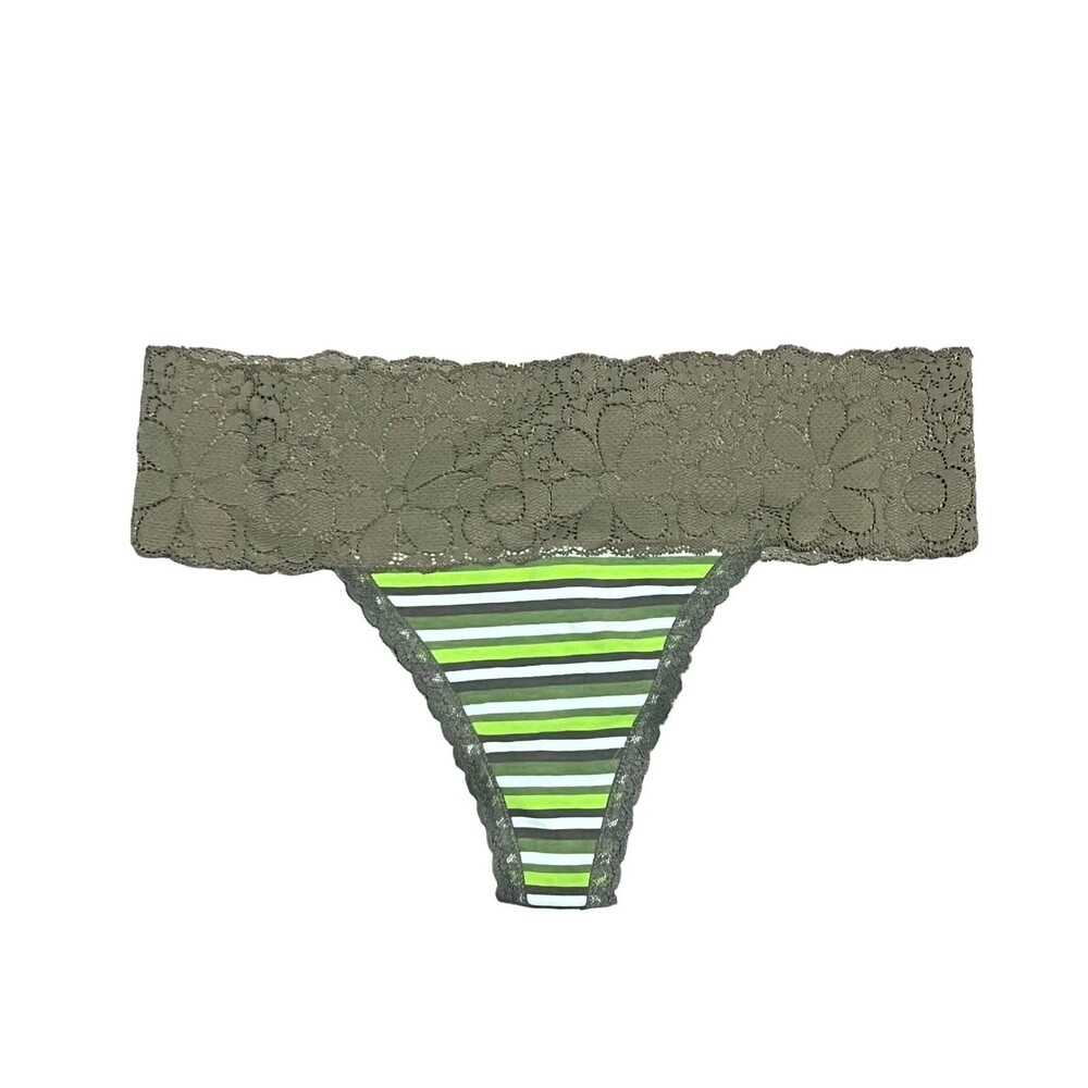 AERIE Lace Band Thong Panties/Underwear - Large (NWOT)